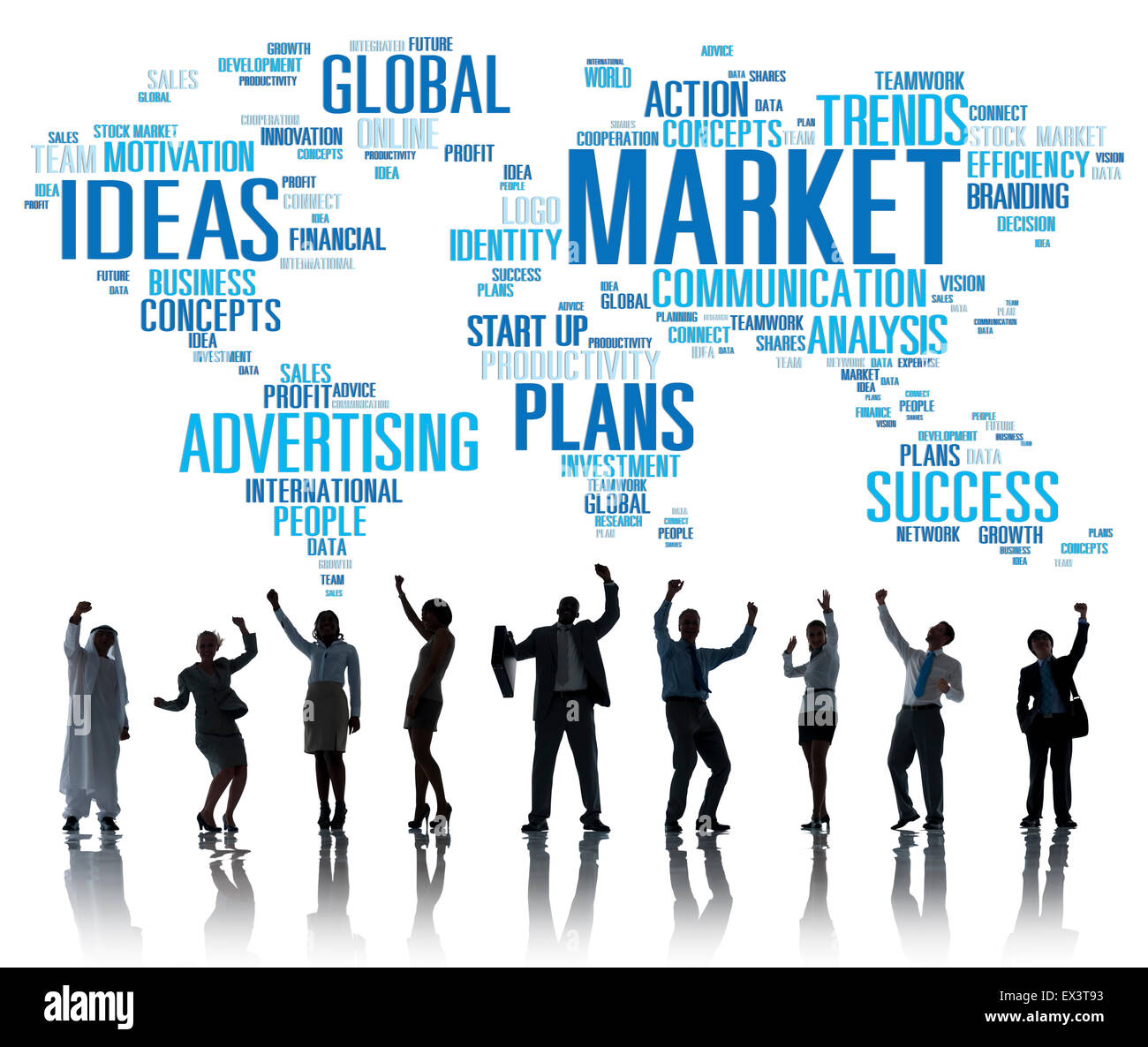 Market Business Global Business Marketing Commerce Concept Stock Photo