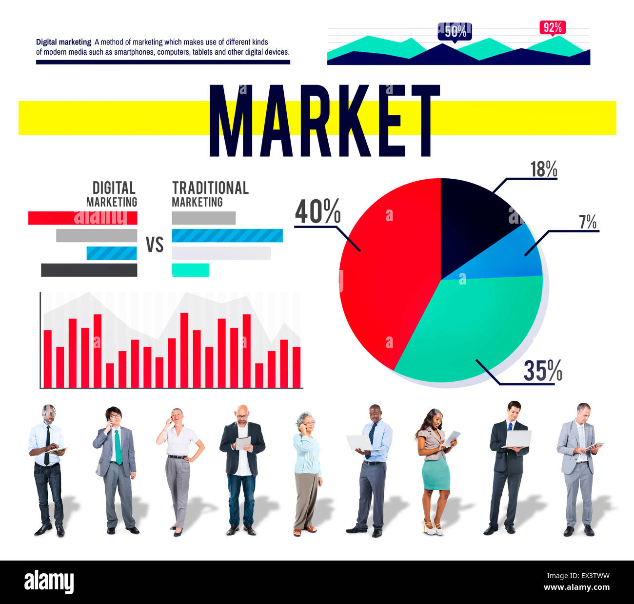Marketing Market Business Strategy Consumerism Concept