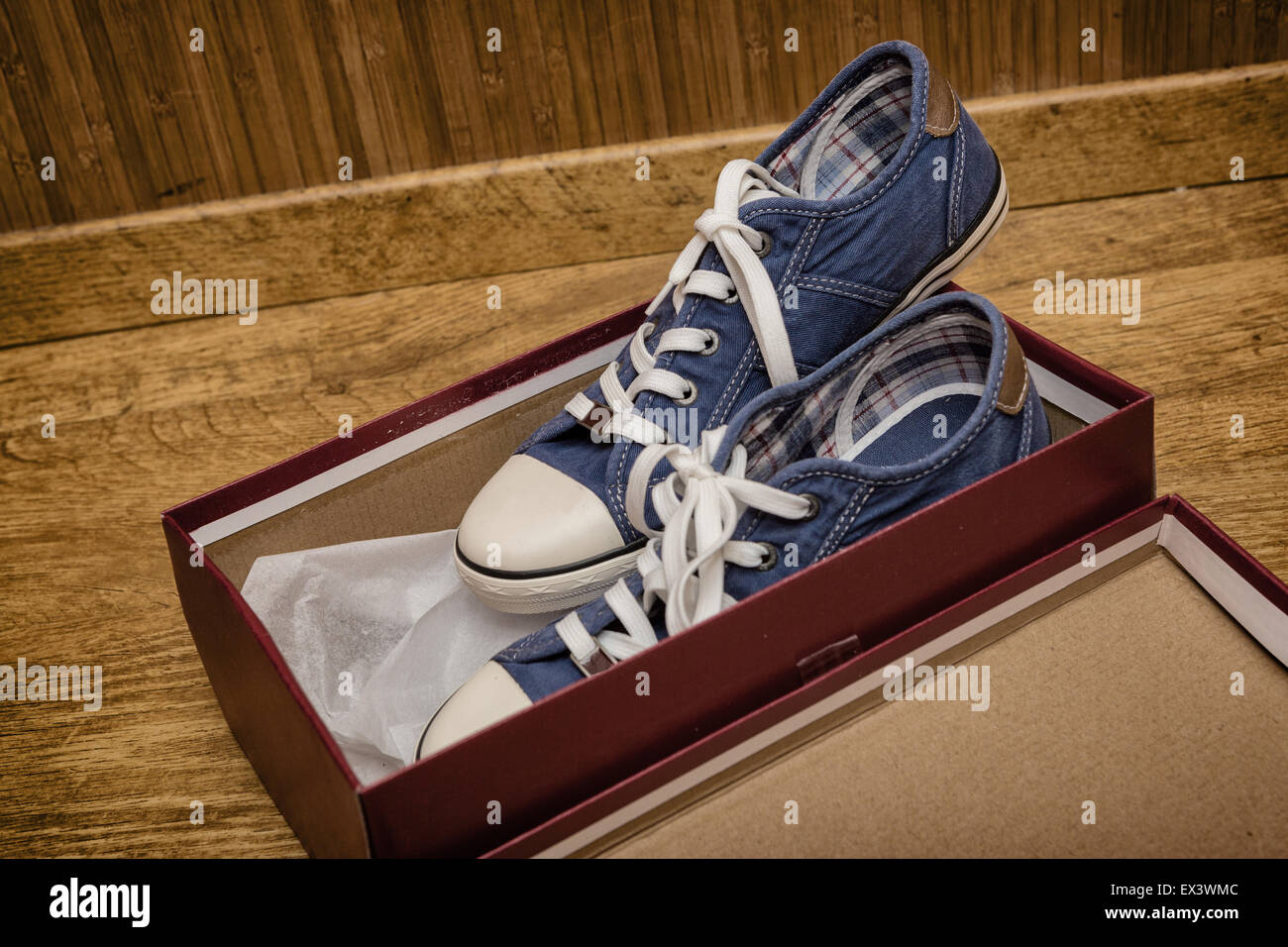 Blue shoe box hires stock photography and images Alamy