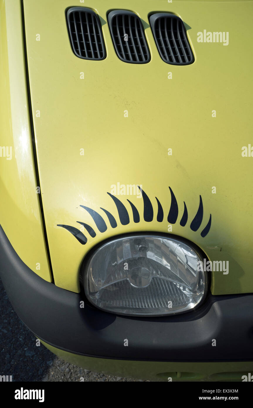 Renault twingo headlight eye lashes hi-res stock photography and images -  Alamy