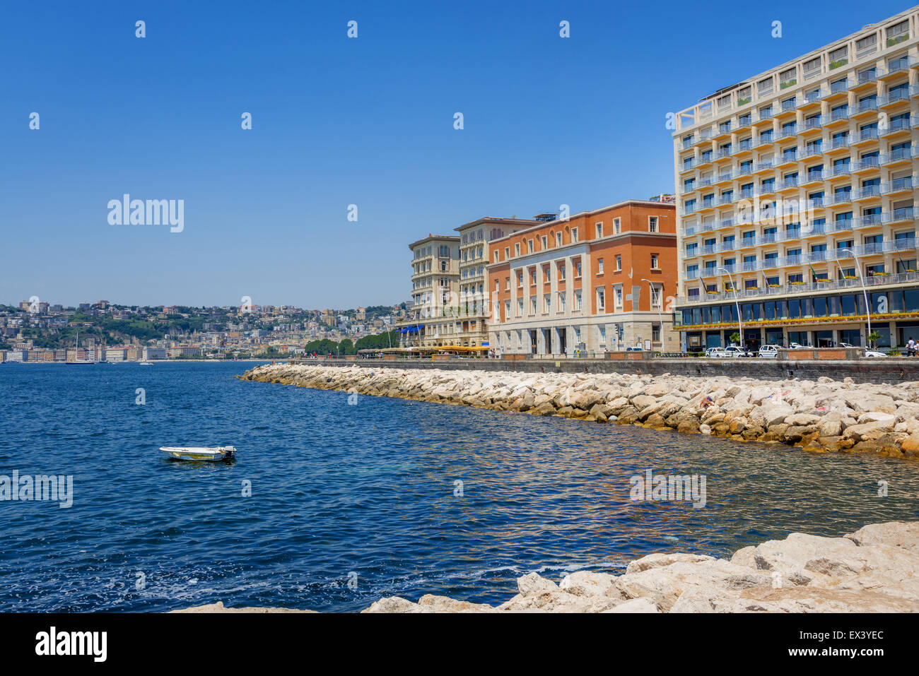 view of promenade,Via Caracciolo - Naples - Italy Stock Photo - Alamy