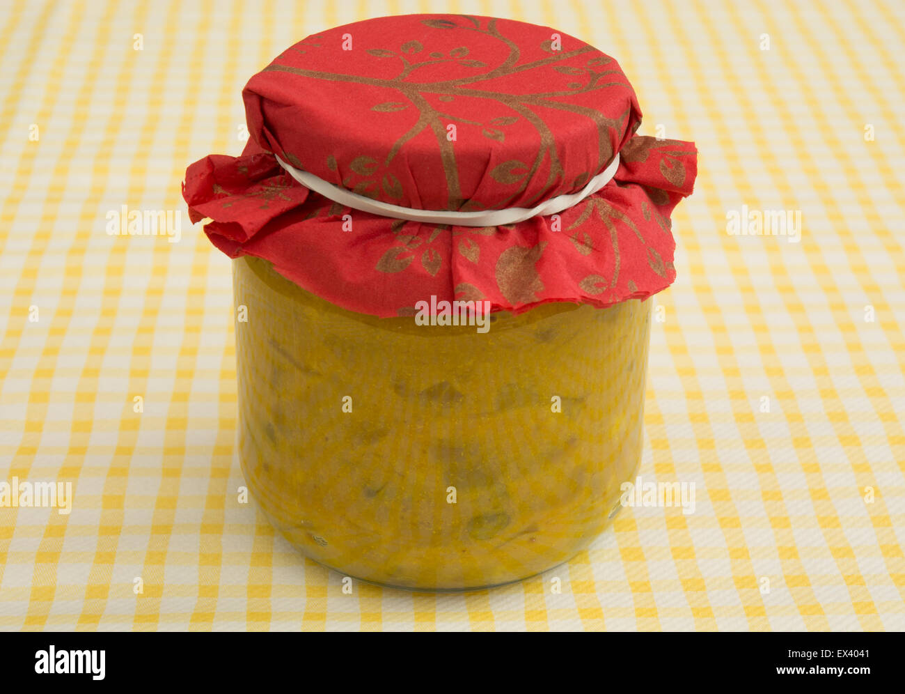 jar of piccalilli Stock Photo Alamy