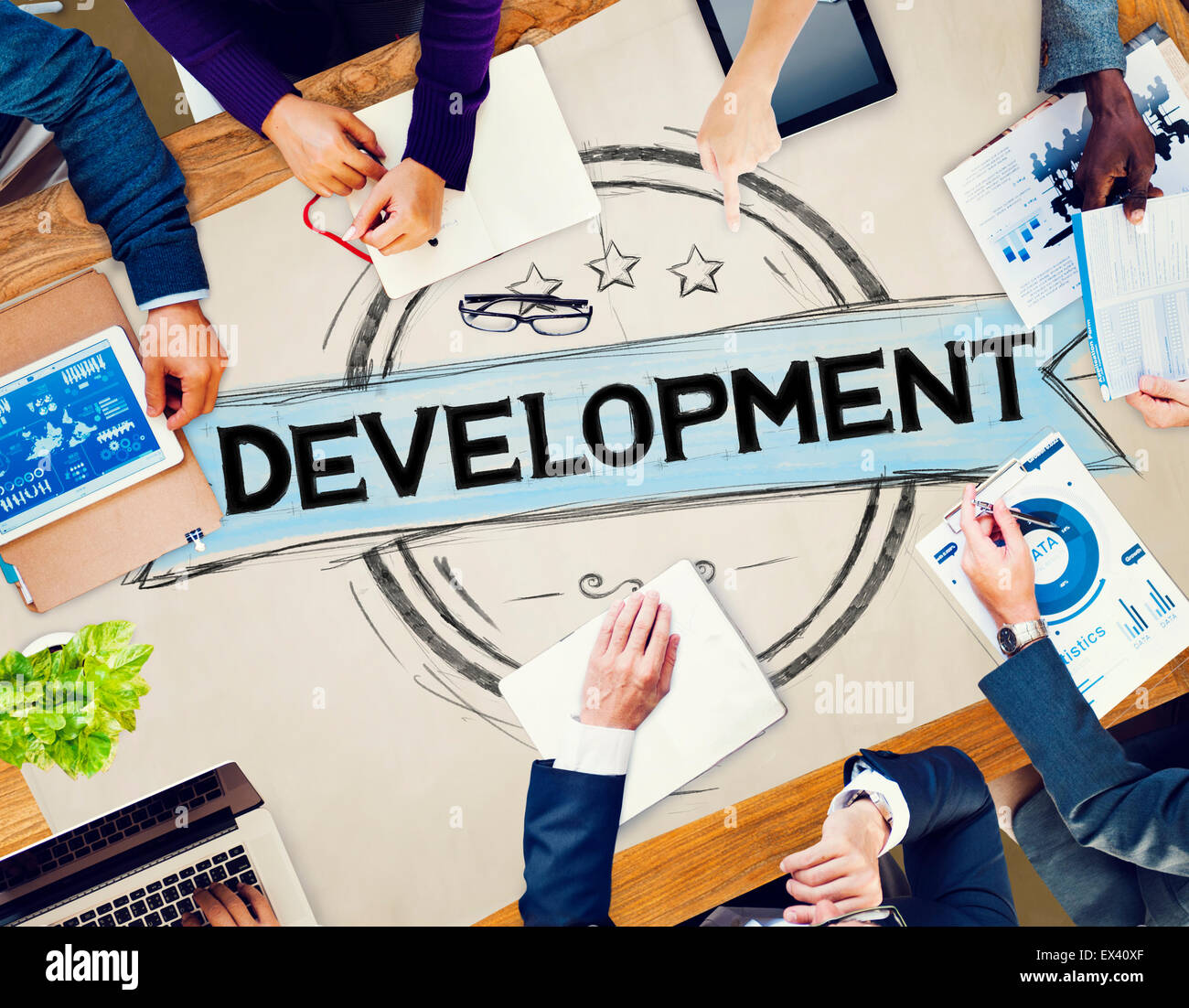Development Improve Management Planning Concept Stock Photo