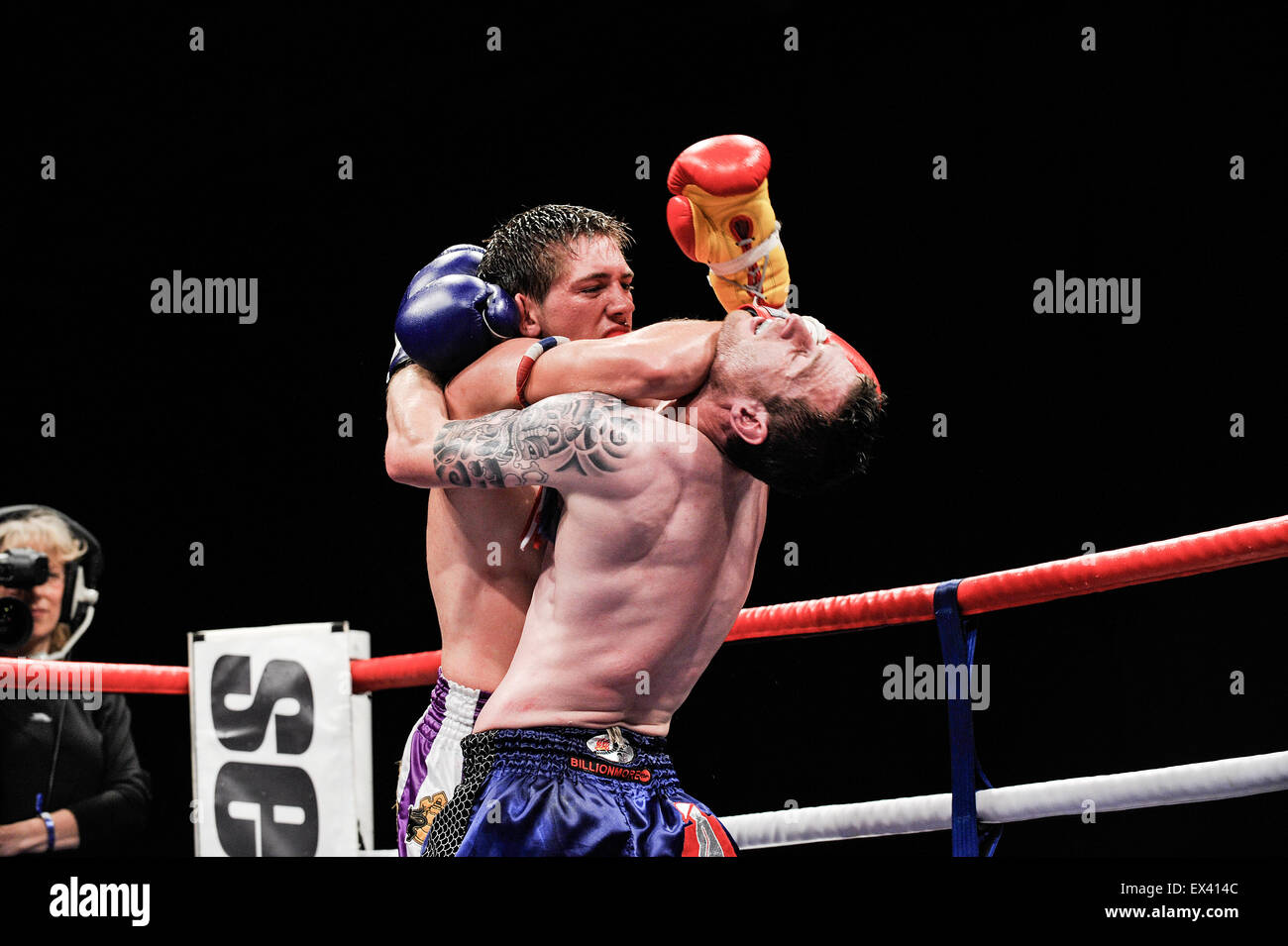 Muay Thai Kick boxing Stock Photo - Alamy