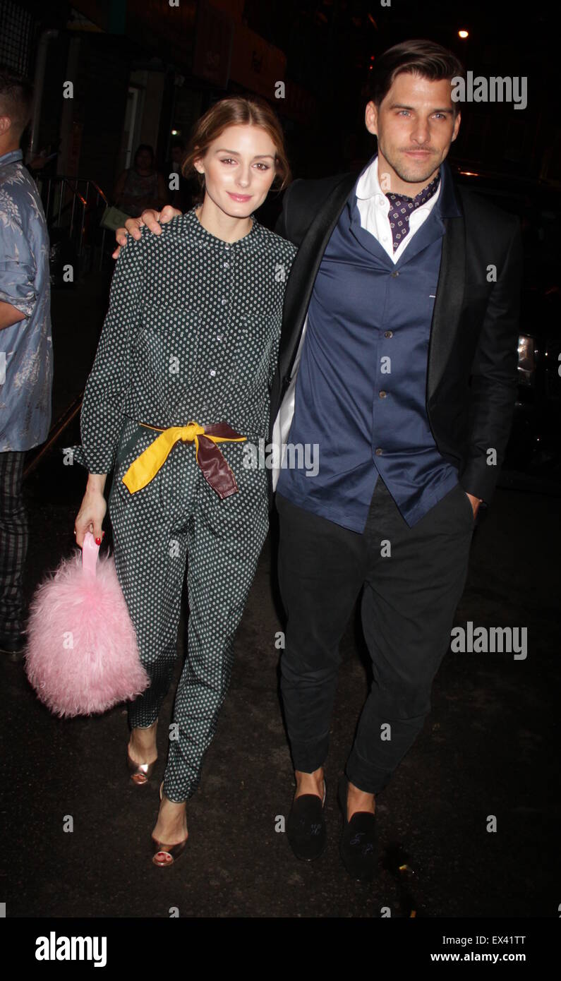 Vogue.com Dim Sum Pajama Party at Nom Wah Tea Parlor Featuring: Olivia  Palermo, Johannes Huebl Where: New York City, United States When: 03 May  2015 C Stock Photo - Alamy