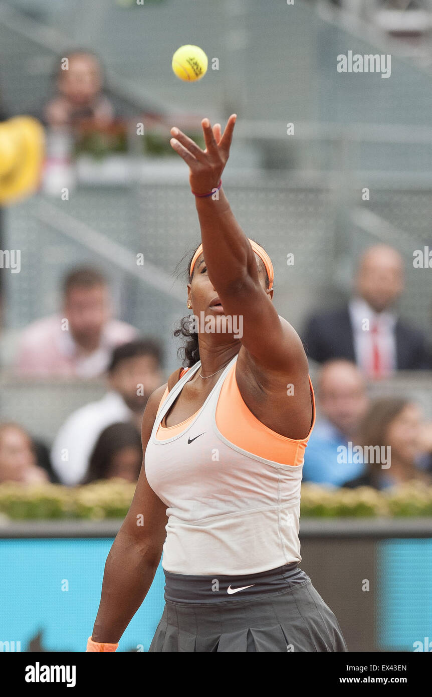Serena Williams V Sloane Stephens In Their Second Round Match During Stock Photo Alamy