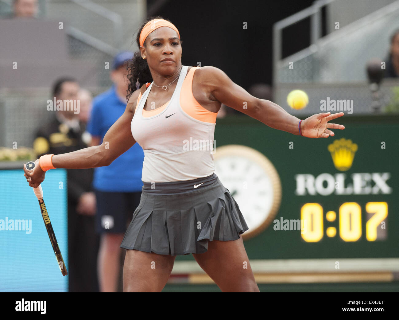 Serena Williams V Sloane Stephens In Their Second Round Match During Stock Photo Alamy