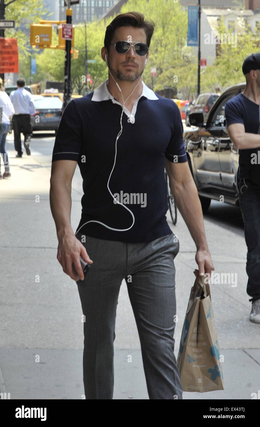 Matt Bomer out and about in New York Featuring: Matt Bomer Where: New ...