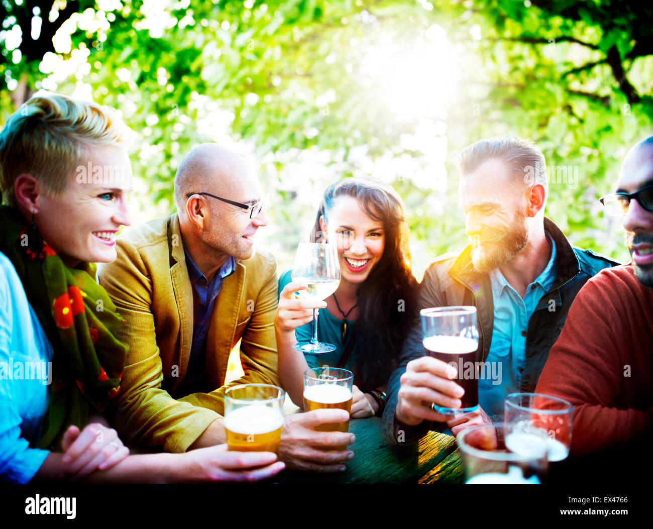 Party Celebrating Friendship Drinking Togethernness Concept Stock Photo