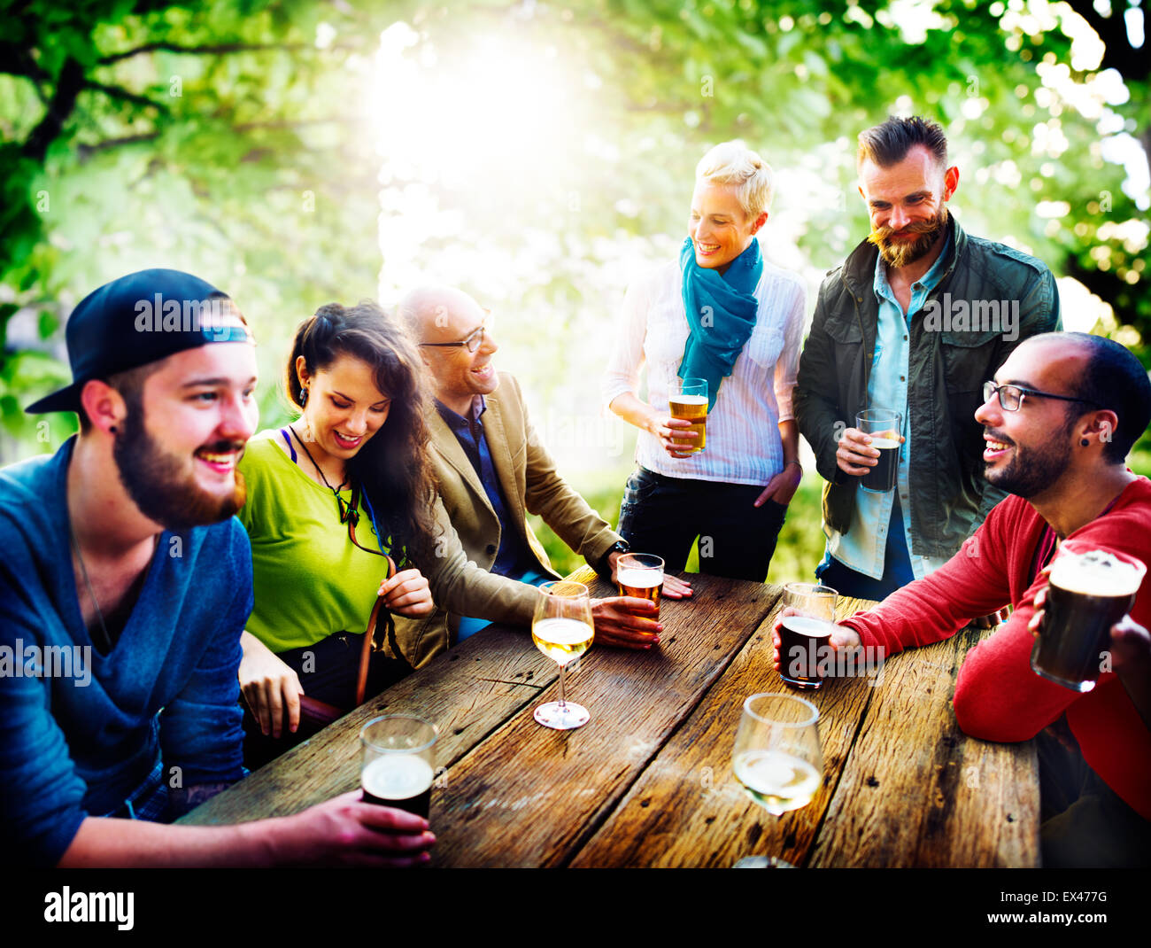 Friends Hanging Out High Resolution Stock Photography And Images Alamy