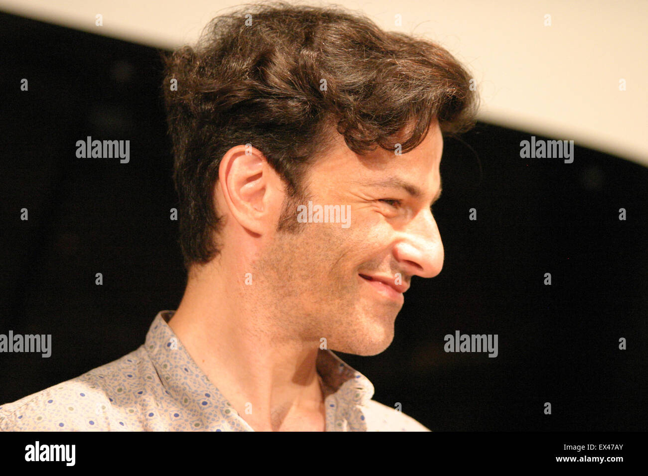 Somma Vesuviana, Italy. 06th July, 2015. Massimo Masiello during the press conference of Summarte. Credit:  Salvatore Esposito/Pacific Press/Alamy Live News Stock Photo