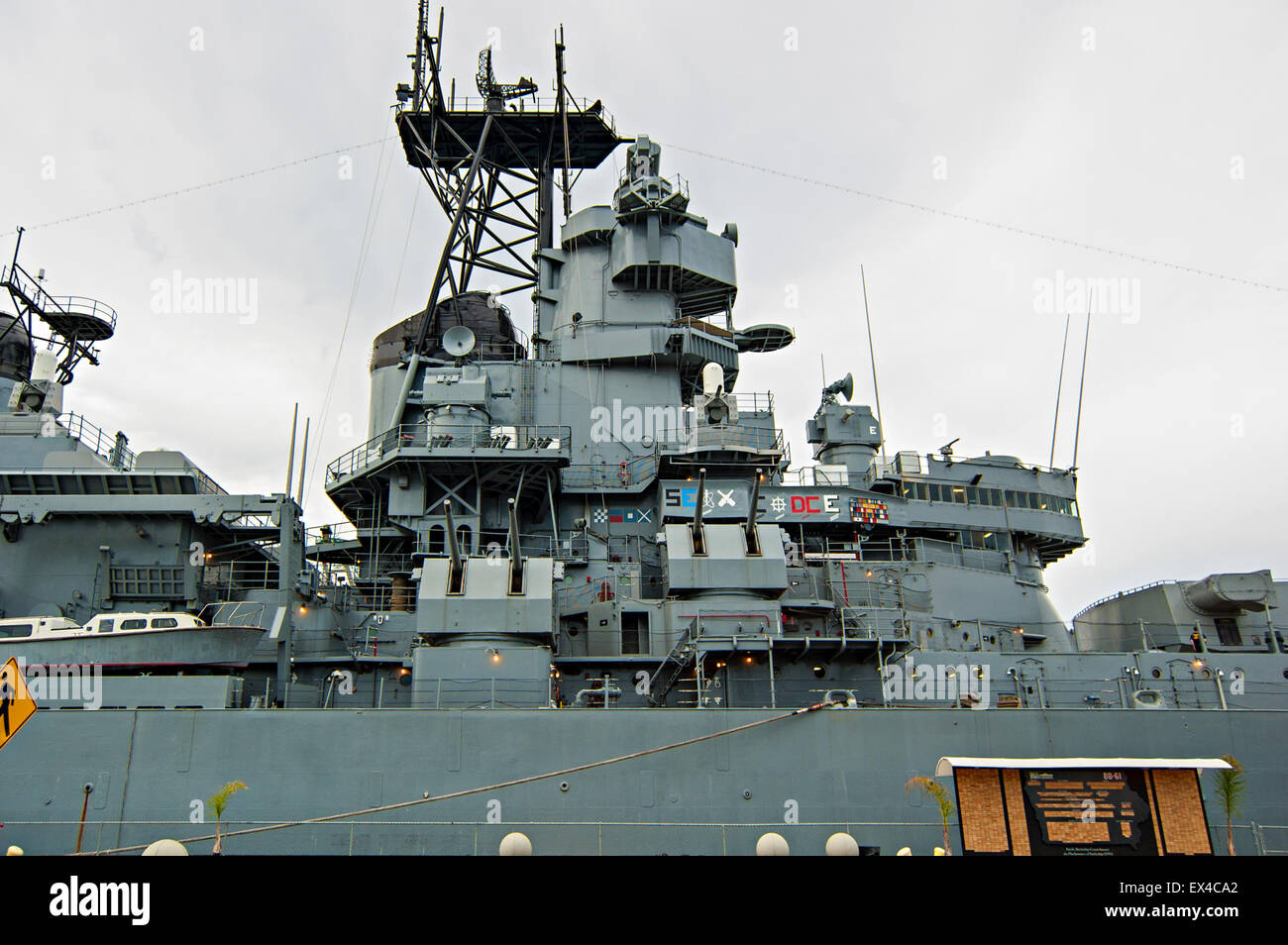 Battleship USS Iowa, San Pedro, California Stock Photo - Alamy