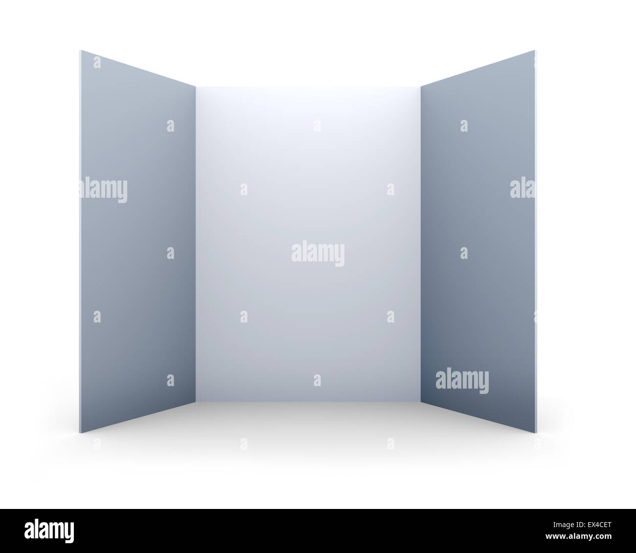 blank folded paper leaflet Stock Photo Alamy