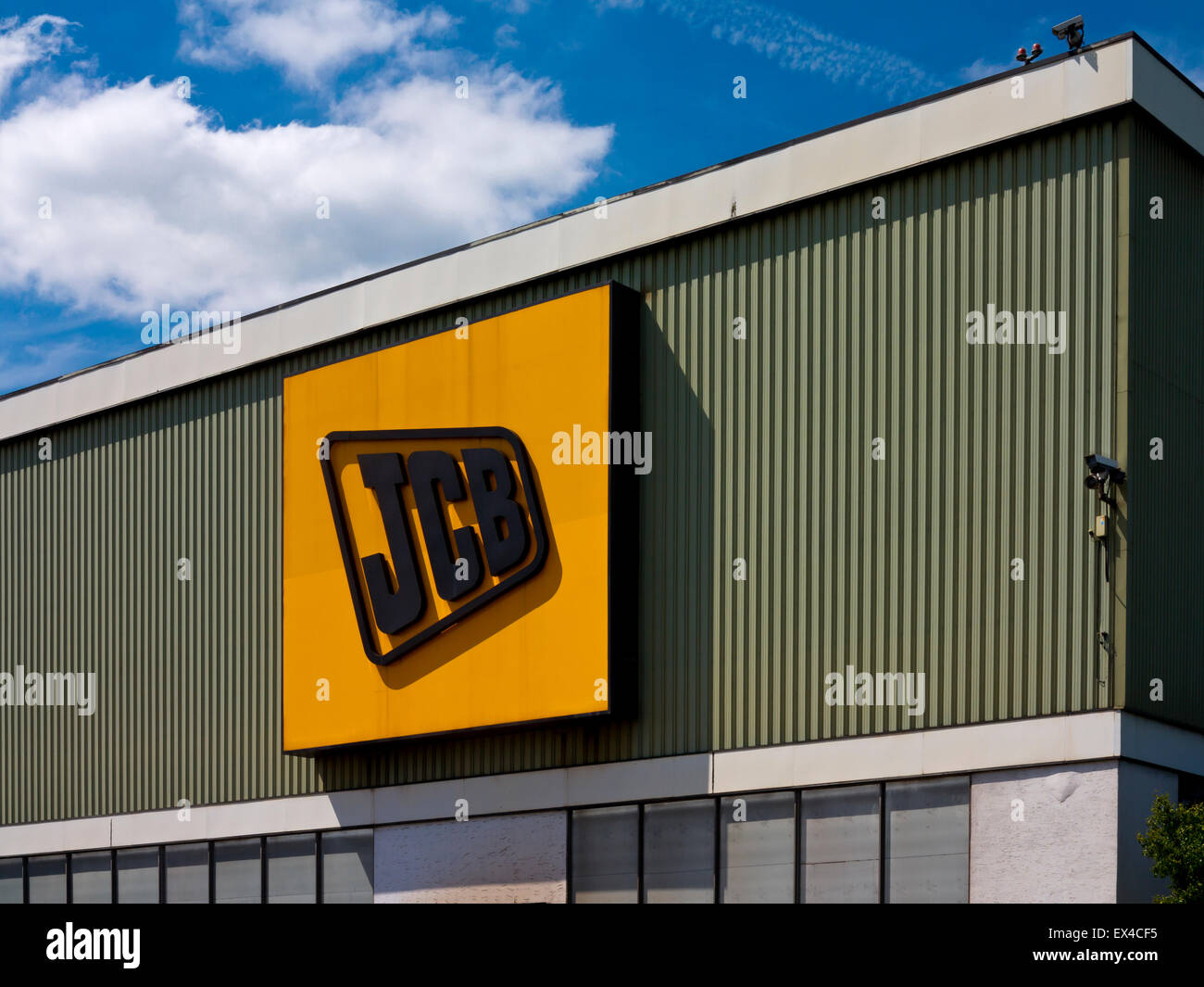 Exterior of JCB World Headquarters in Rocester Staffordshire England UK a manufacturer of construction equipment Stock Photo