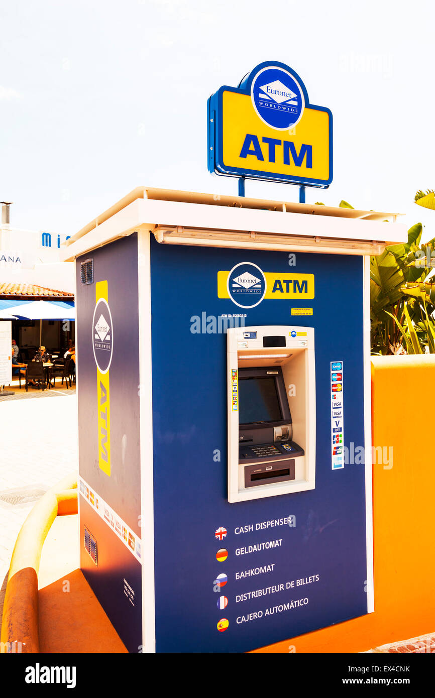 ATM machine cash dispenser dispensing card cards credit screen keyboard