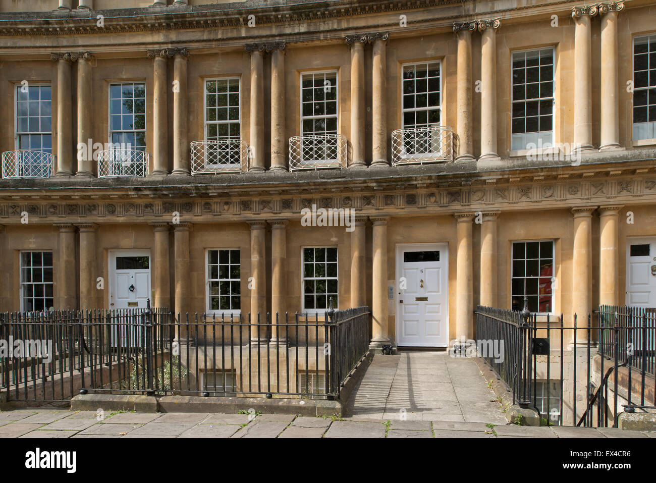 The Circus in Bath, a circular terrace of houses