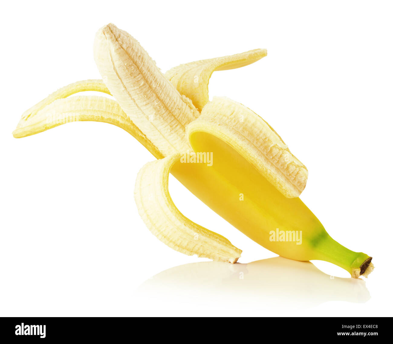 Unpeeled banana hires stock photography and images Alamy
