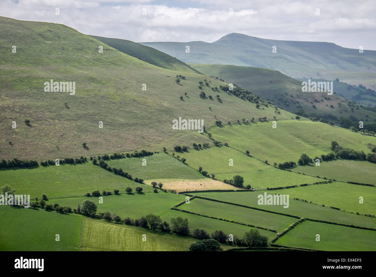 Scene in Black Mountains, Wales, U.K Stock Photo Alamy