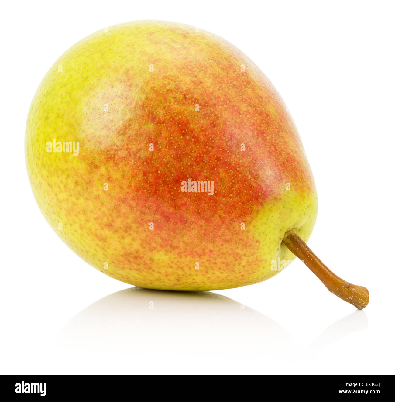 juicy pear isolated on the white background. Stock Photo