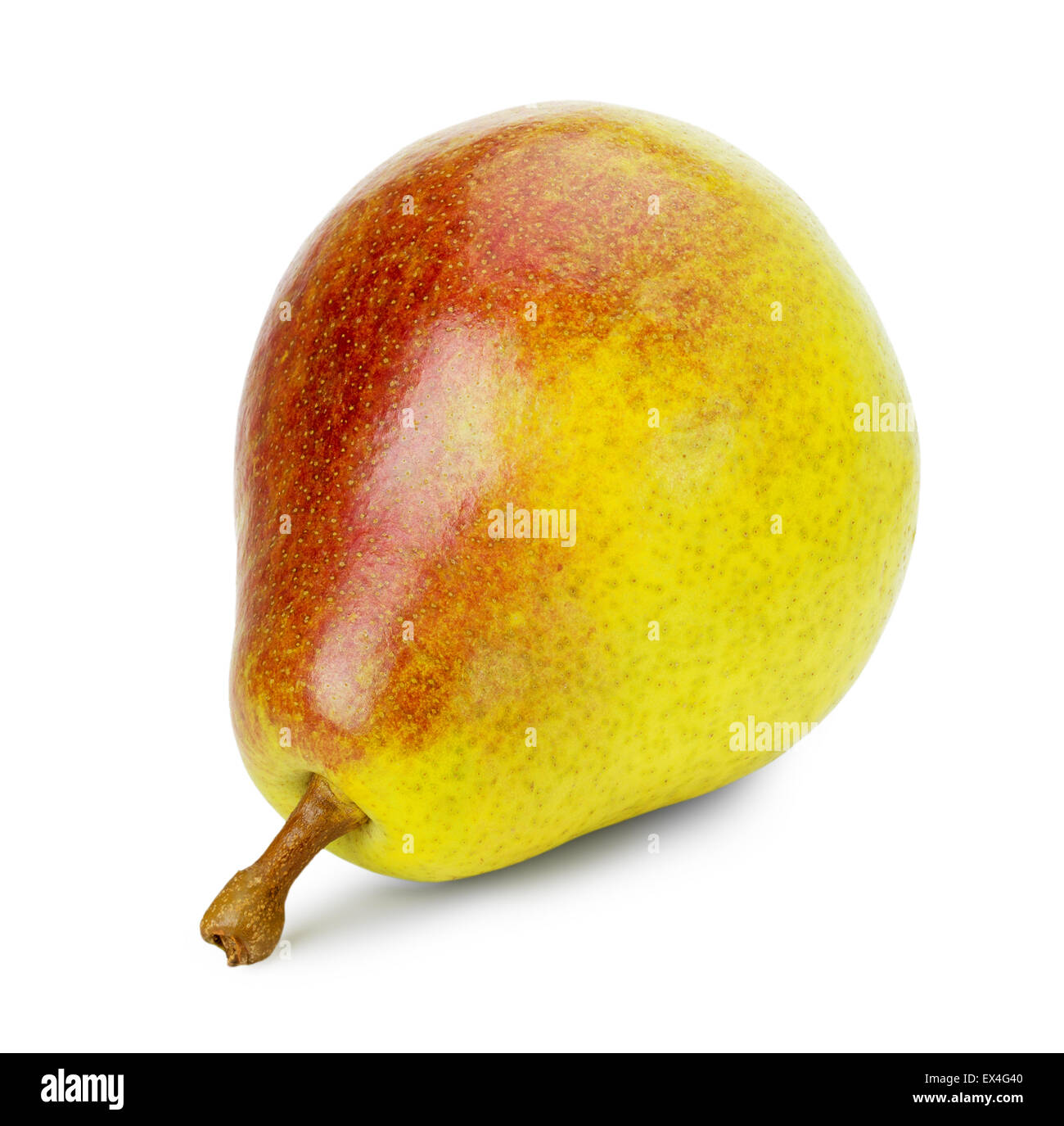 tasty pear isolated on the white background. Stock Photo