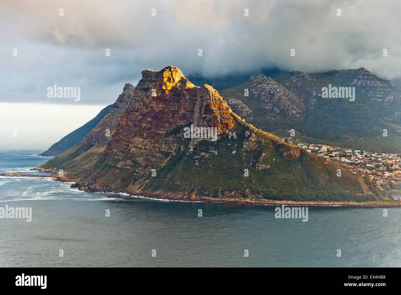 The Sentinel at the entrance to Hout Bay, South Africa Stock Photo
