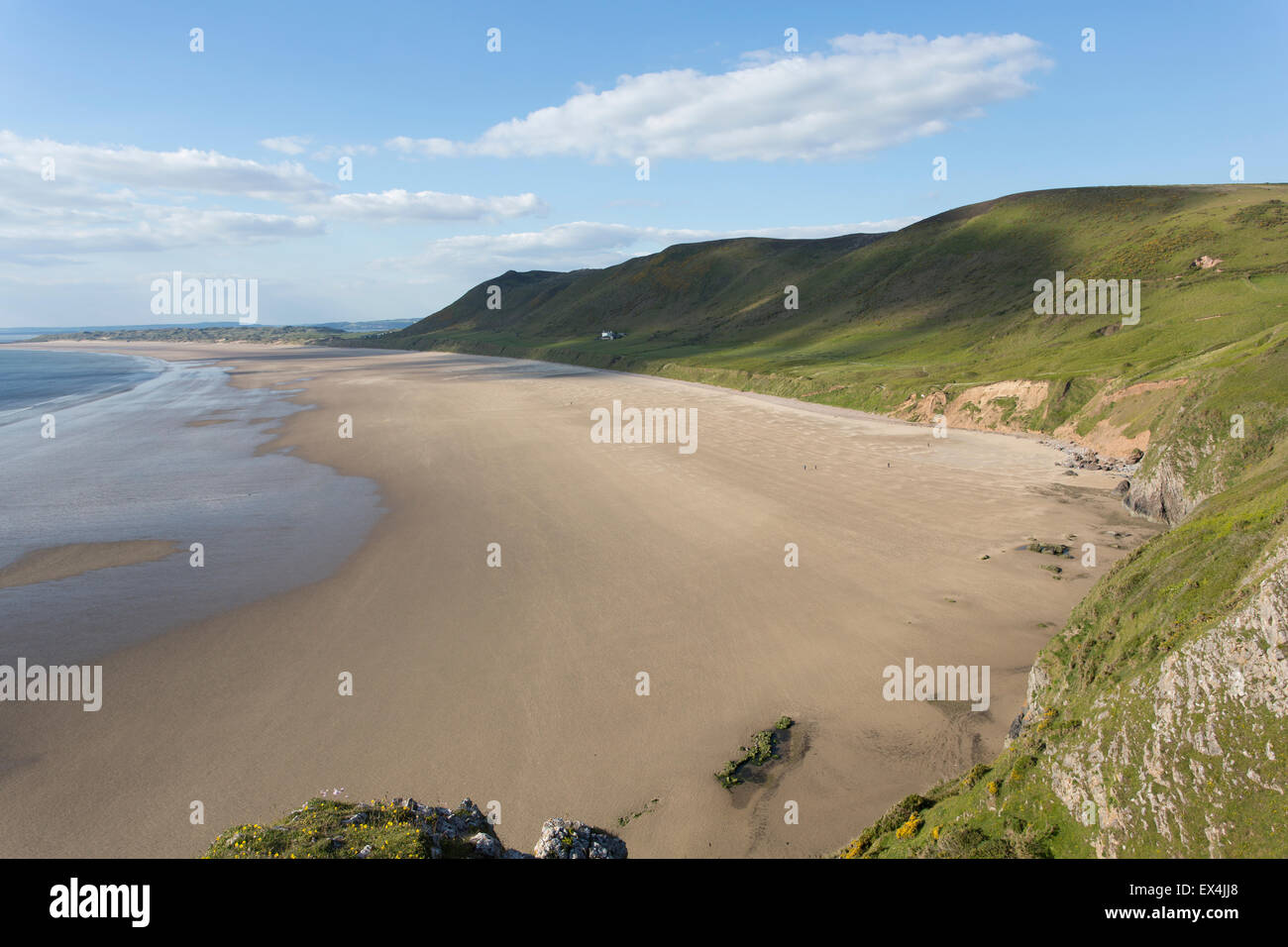 Rhossili Bay, Gower, South Wales Stock Photo