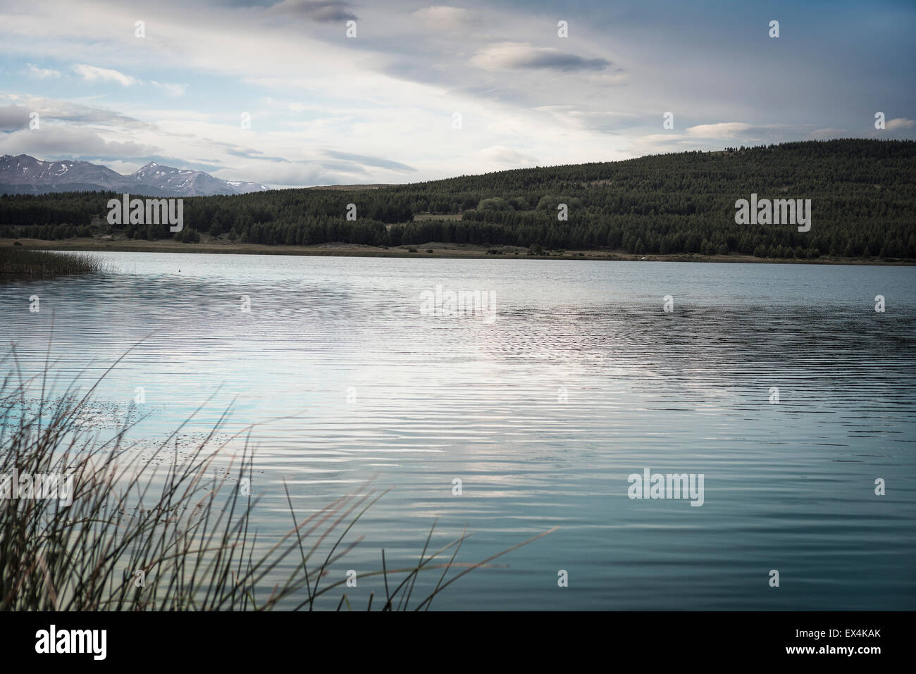 Lake in Esquel Patagonia Argentina Stock Photo