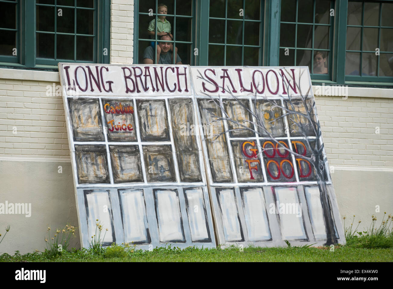 Long Branch Saloon piano and stage - Picture of Boot Hill Museum