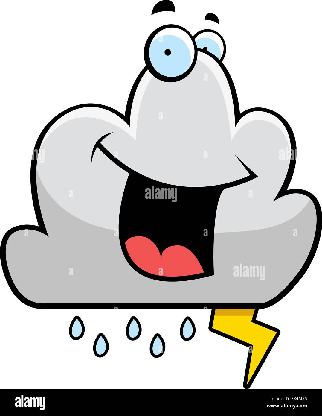 Thunder cartoon hi-res stock photography and images - Alamy