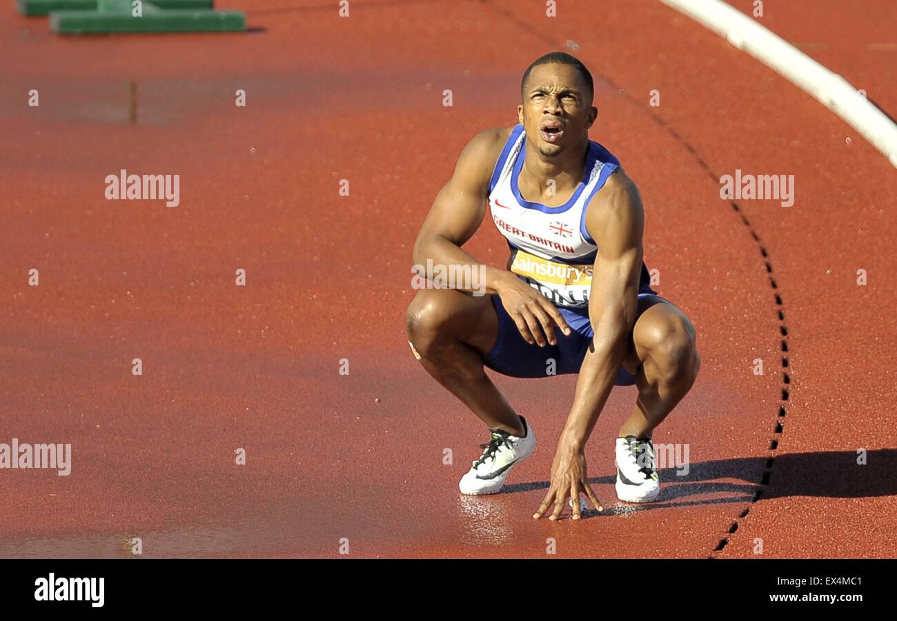Chijindu Ujah wins. Mens 100m. British Athletics Championships