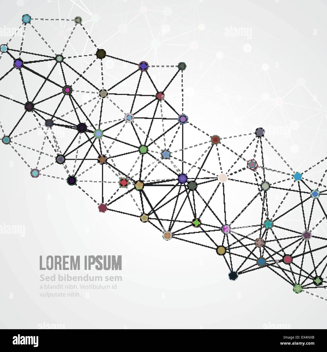 Molecule And Communication Background Stock Vector Image & Art - Alamy