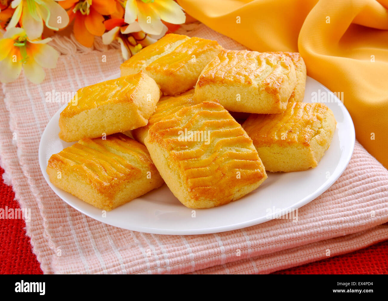 Egg Biscuits Stock Photo - Alamy