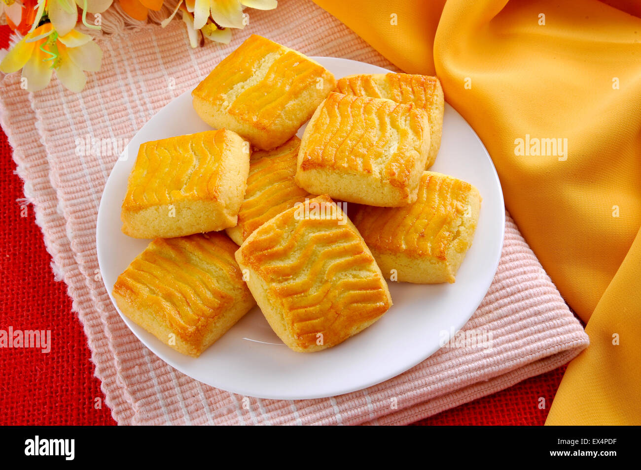 Egg Biscuits Stock Photo - Alamy