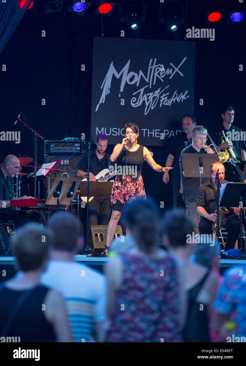 Montreux Jazz Festival 2015 >> Montreux Switzerland 6th July 2015 Members Of A Local Student Montreux Jazz Festival 2015 >> Montreux Switzerland 6th July 2015 Members Of A Local Student
