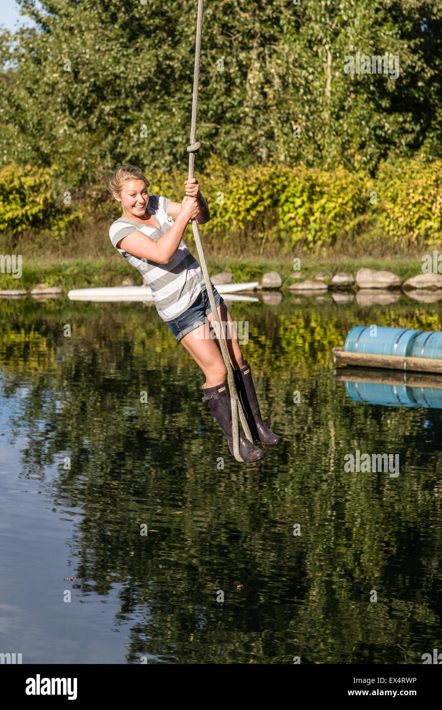 River rope swing hi-res stock photography and images - Page 2 - Alamy