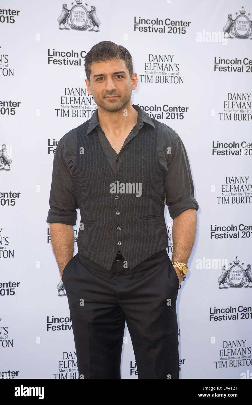 New York, NY, USA. 6th July, 2015. Tony Yazbeck at arrivals for Lincoln Center Festival Opening Night: Danny Elfman's Music from the Films of Tim Burton, Avery Fisher Hall at Lincoln Center, New York, NY July 6, 2015. Credit:  Steven Ferdman/Everett Collection/Alamy Live News Stock Photo