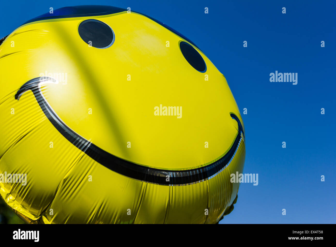 Smiling balloon at festival Stock Photo