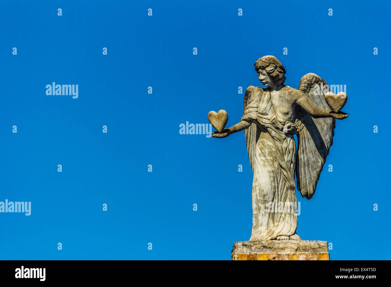Angel statue at public monument Stock Photo Alamy
