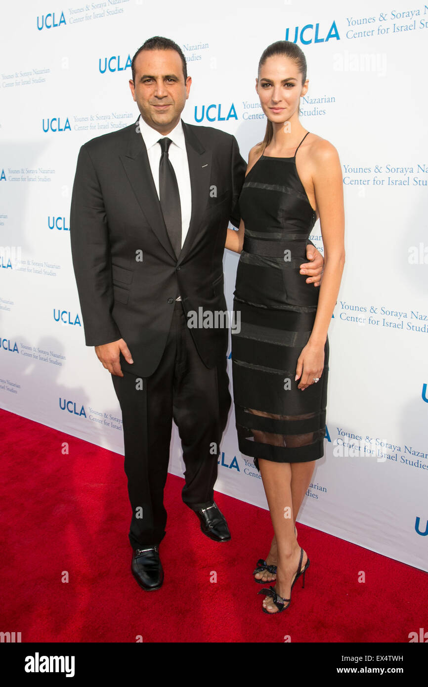 UCLA Younes & Soraya Nazarian Center for Israel Studies 5th Annual Gala held at Wallis Annenberg Center for the Performing Arts  Featuring: Sam Nazarian, Emina Cunmulaj Where: Los Angeles, California, United States When: 05 May 2015 C Stock Photo