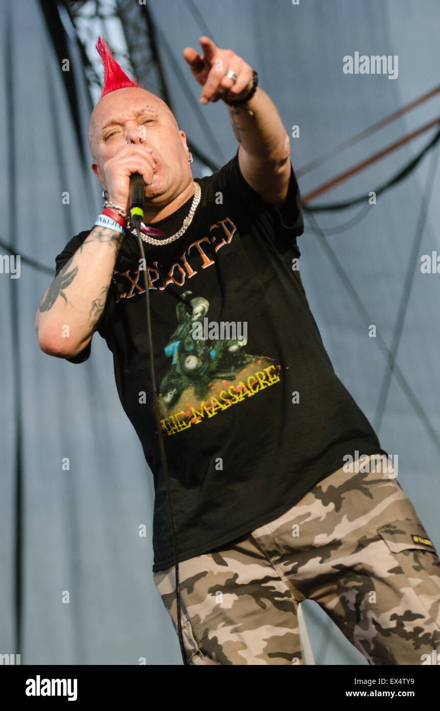 PIESTANY, SLOVAKIA - JUNE 26: Wattie Buchan - singer of Scottish punk