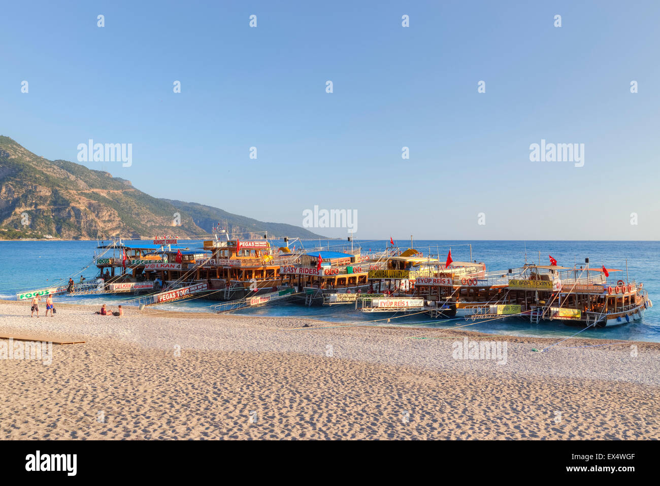 Oeluedeniz, Fethiye, Mugla, Aegean, Turkey Stock Photo