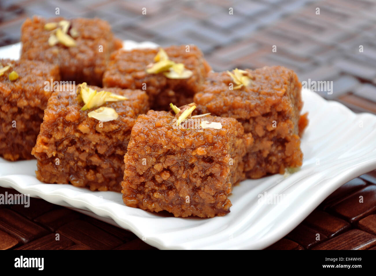 Habshi Halwa Known as Multani Sohan Halwa Stock Photo Alamy