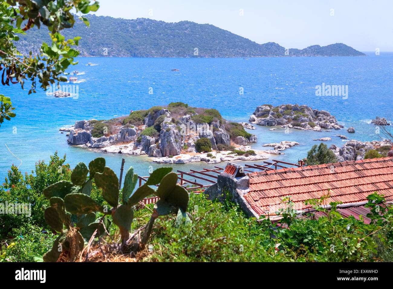 Kekova archipelago, Antalya, Turkey Stock Photo