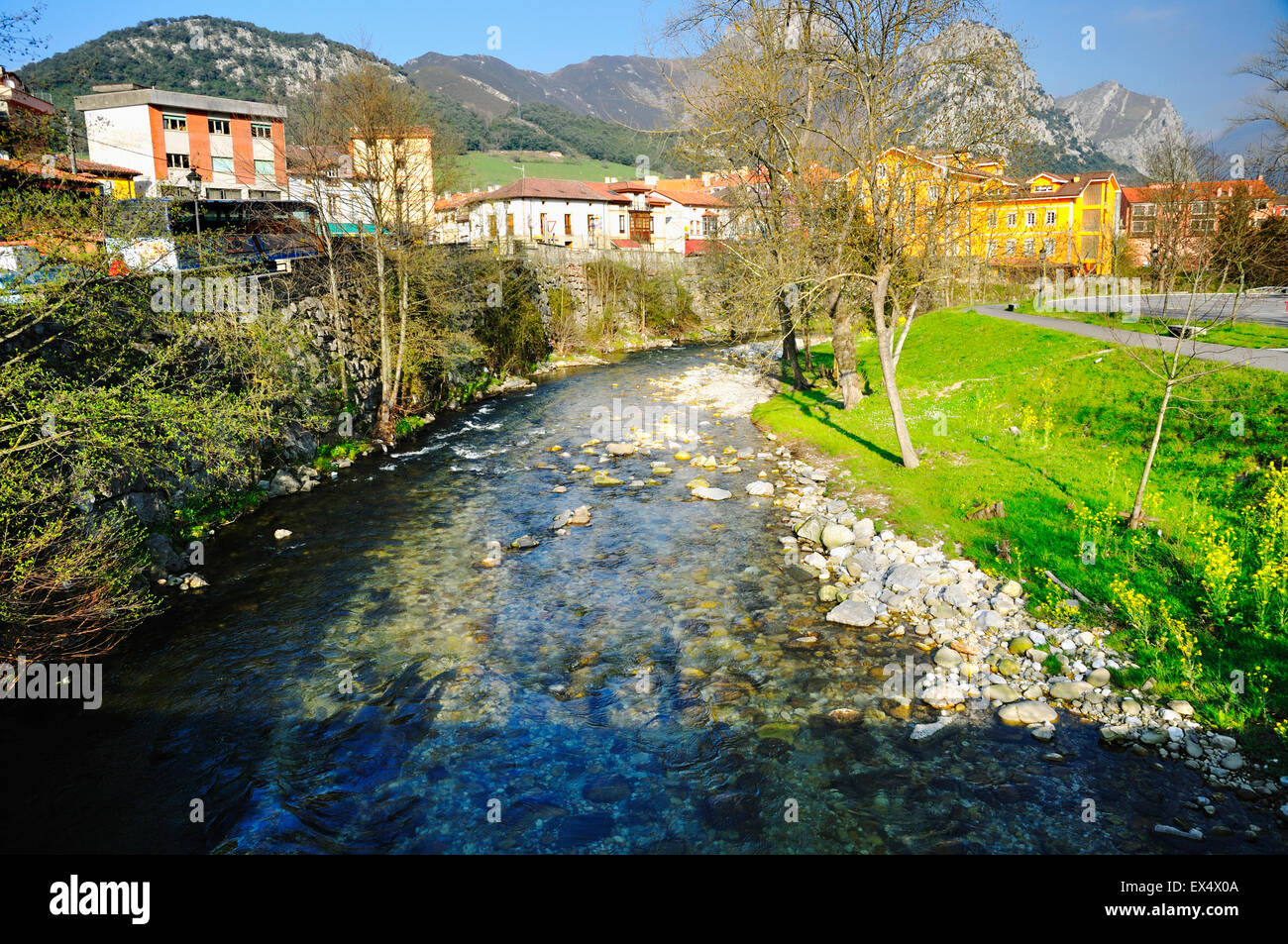 Las Arenas, Cabrales. Asturias, Spain Stock Photo - Alamy