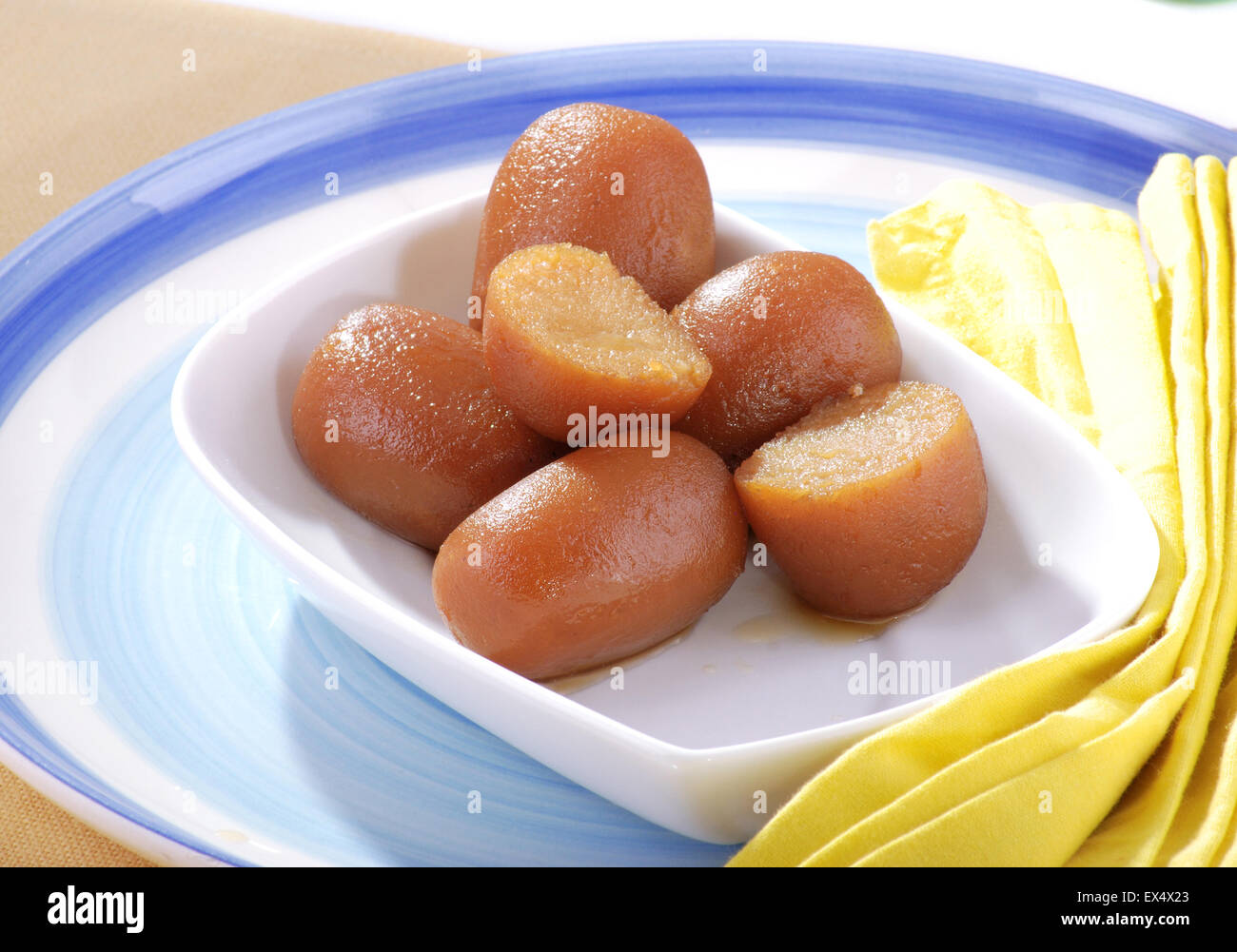 Gulab Jamun Stock Photo