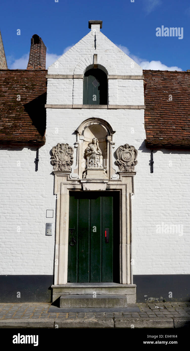 old style house in Bruges, Belgium Stock Photo