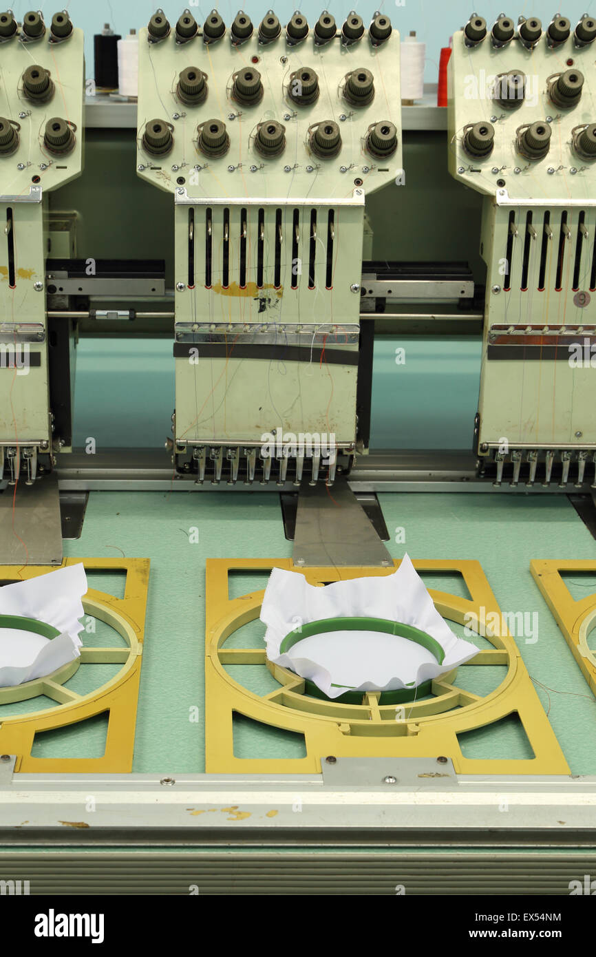 Machine embroidery is an embroidery process whereby a sewing machine