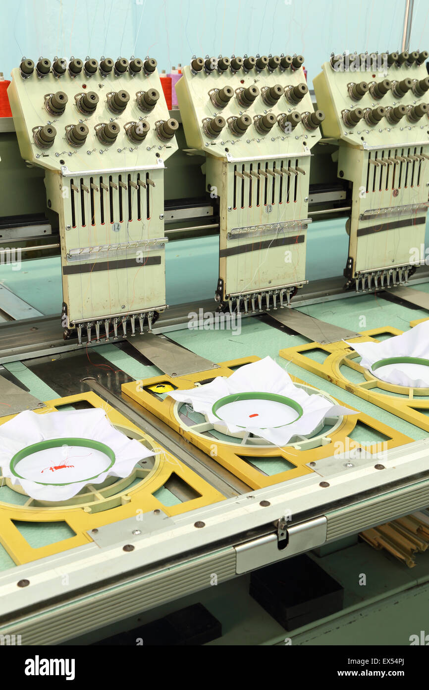 Machine embroidery is an embroidery process whereby a sewing machine