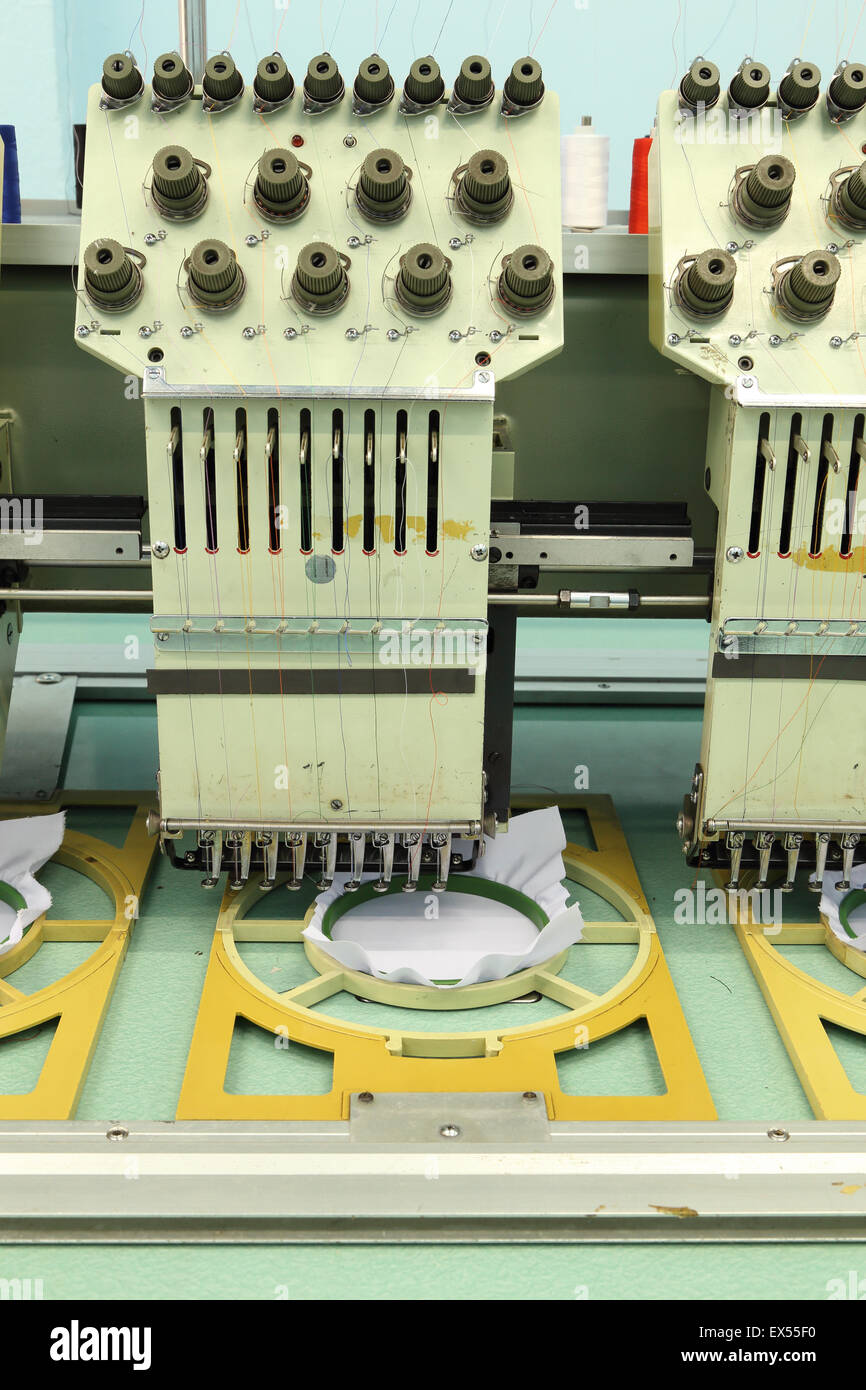 Machine embroidery is an embroidery process whereby a sewing machine