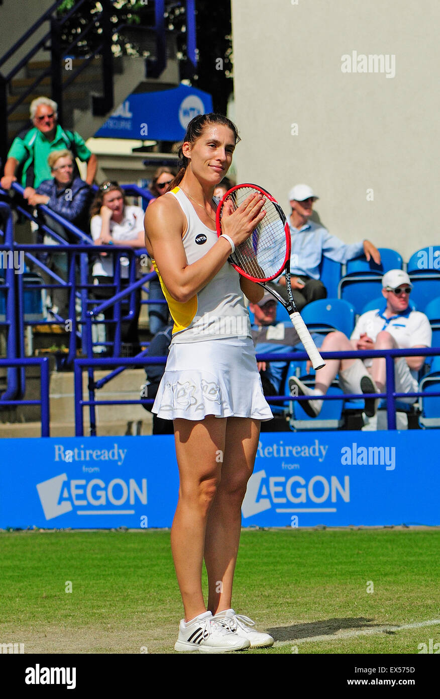 Andrea Petkovic (Germany) playing at the Aegon International, Eastbourne, 24 June 2015 Stock Photo